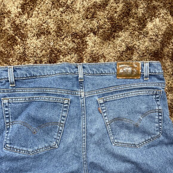 Vintage Levi's 540 Orange Tab Mens Denim Jeans Size 42x30 Straight Medium Wash - Picture 6 of 8